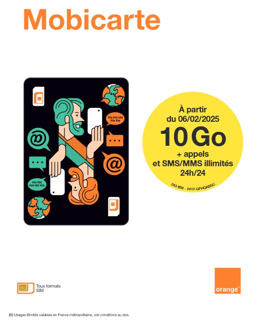 ORANGE SIM MOBICARTE